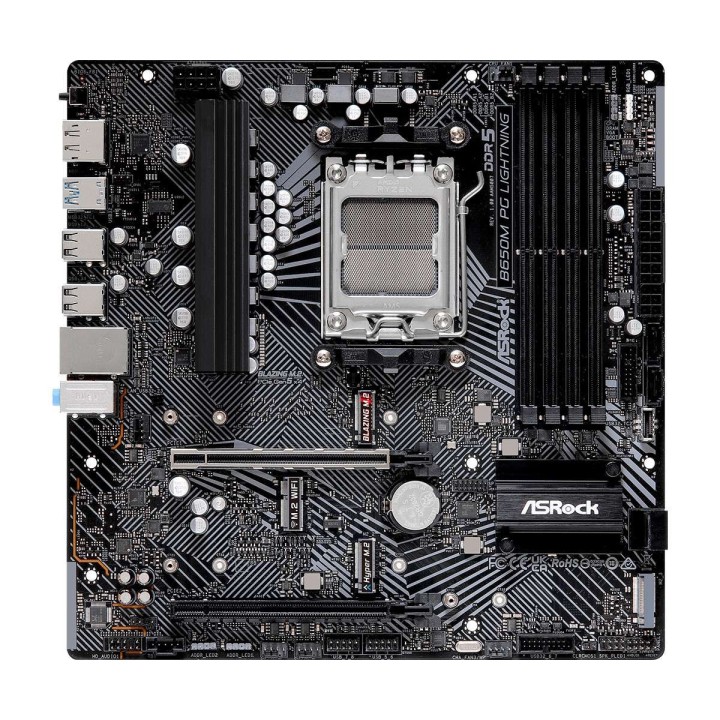 ASRock B650M PG Lightning Socket AM5 ASRock Maroc