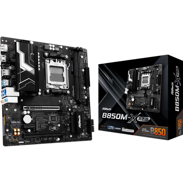 ASRock B850M-X R2.0 Socket AM5 ASRock Maroc