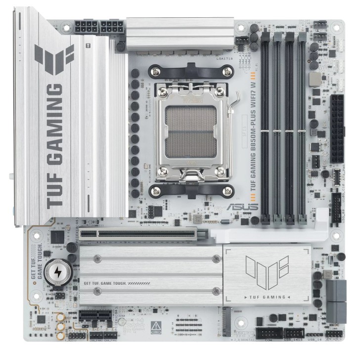 ASUS TUF GAMING B850M-PLUS WiFi7 White Socket AM5 ASUS Maroc