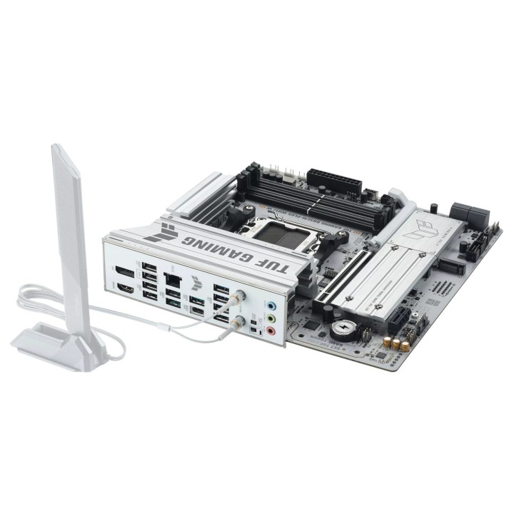 ASUS TUF GAMING B850M-PLUS WiFi7 White Socket AM5 ASUS Maroc