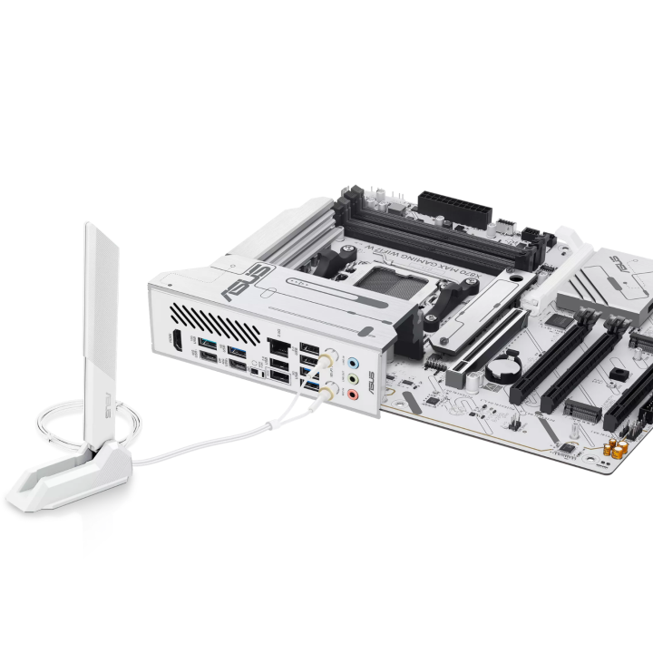 ASUS X870 MAX GAMING WIFI7 WHITE Socket AM5 ASUS Maroc