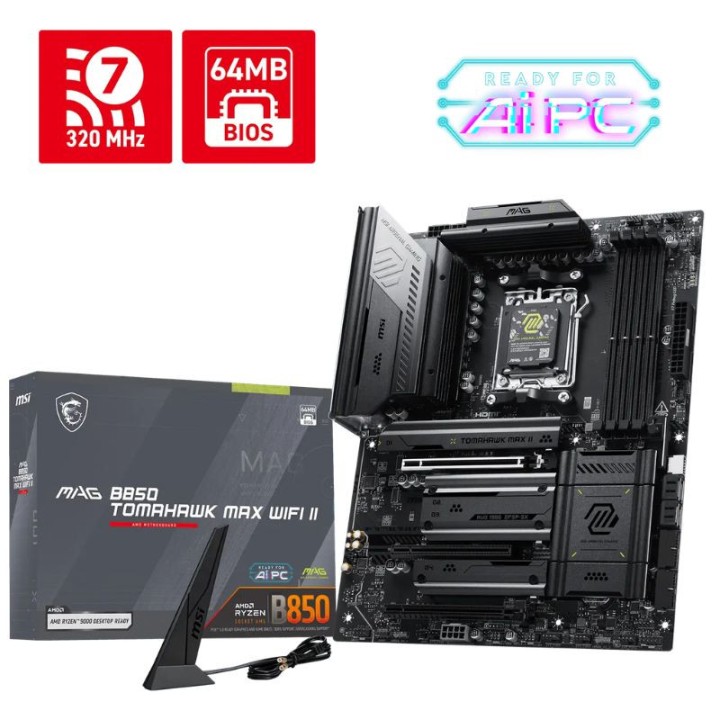 MSI MAG B850 TOMAHAWK MAX WIFI II Socket AM5 MSI Maroc