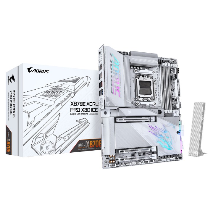Gigabyte X870E AORUS PRO X3D ICE Socket AM5 Gigabyte Maroc