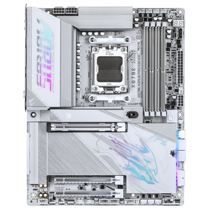 Gigabyte X870E AORUS PRO X3D ICE Socket AM5 Gigabyte Maroc