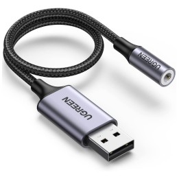 Ugreen Cable USB-A vers port audio jack 3.5 mm (30757) Connectique ...