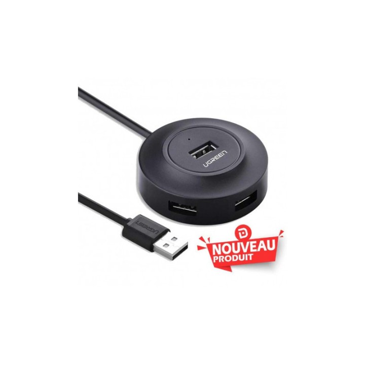 Ugreen HUB USB 2.0 to 4 x USB 2.0 (20277) Connectique 20277