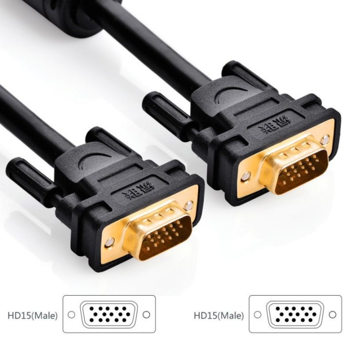 Ugreen Cable VGA Male to Male 1,5M (11630) Connectique 11630