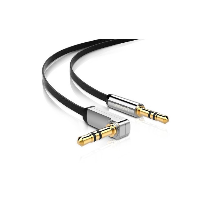Ugreen Cable Audio Jack flat Angled 3.5mm Male to Male 1M (10597) C...