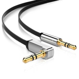 Ugreen Cable Audio Jack flat Angled 3.5mm Male to Male 1.5M (10598)...