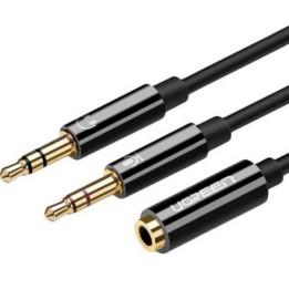 Ugreen Cable Audio 3.5mm Male to 3.5mm Female Noir (20898) Connecti...