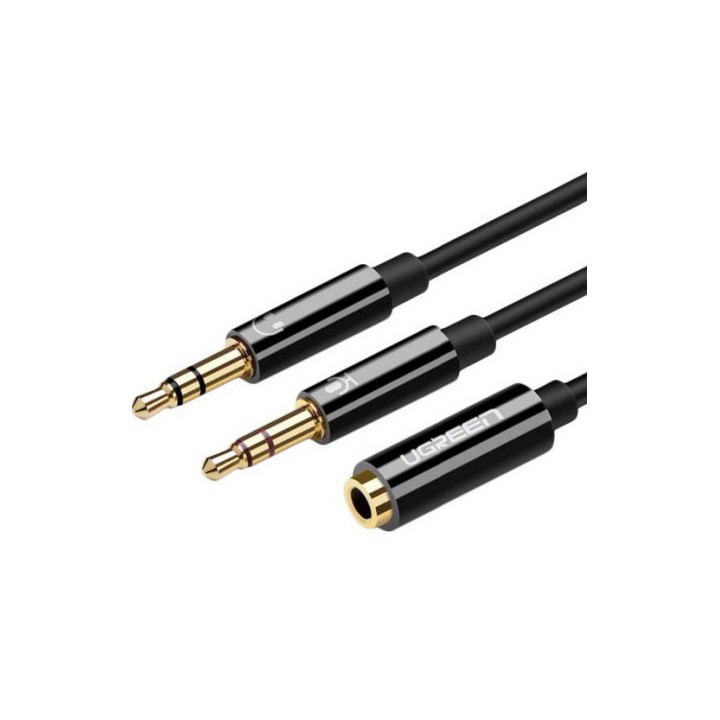 Ugreen Cable Audio 3.5mm Male to 3.5mm Female Noir (20898) Connecti...