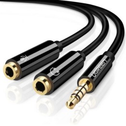 Ugreen Splitter Audio 3.5mm Male to 3.5mm Female Noir (30620) Conne...