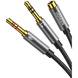Ugreen Cable Audio 3.5mm Male to 3.5mm Female Aliminum Noir (20899)...