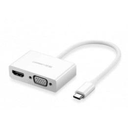 Ugreen Convertisseur USB-C to HDMI+VGA Blanc (30843) Connectique 30843