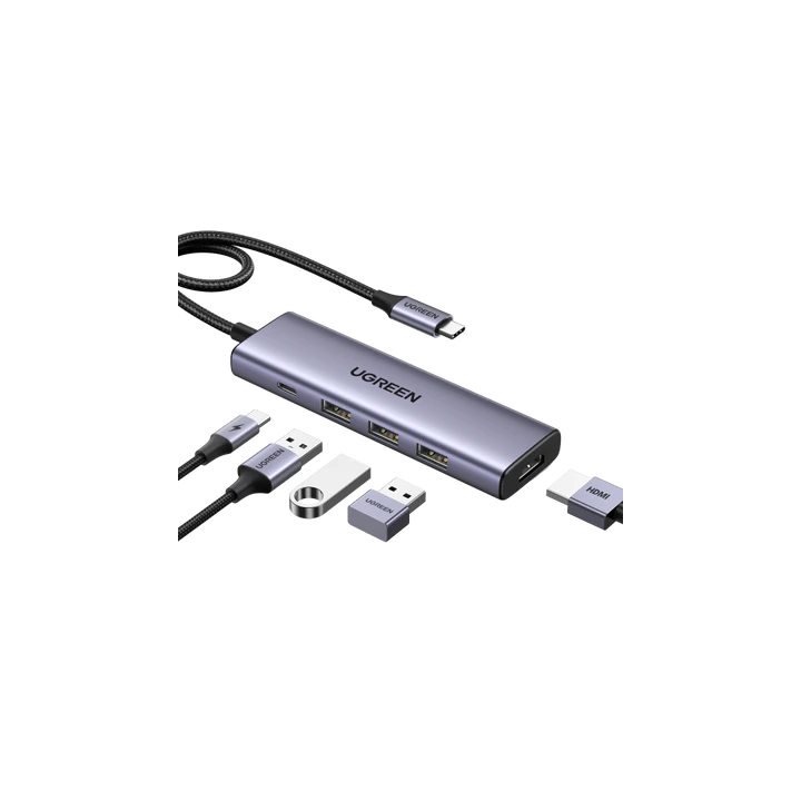 Ugreen HUB USB-C 5 en 1 (15596) Connectique 15596