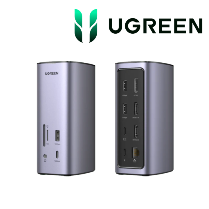 Ugreen Station d accueil USB-C MF 12 en 1 Connectique 90325