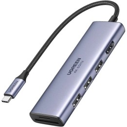 Ugreen Hub USB-C 6 en 1 4K Connectique 20956A