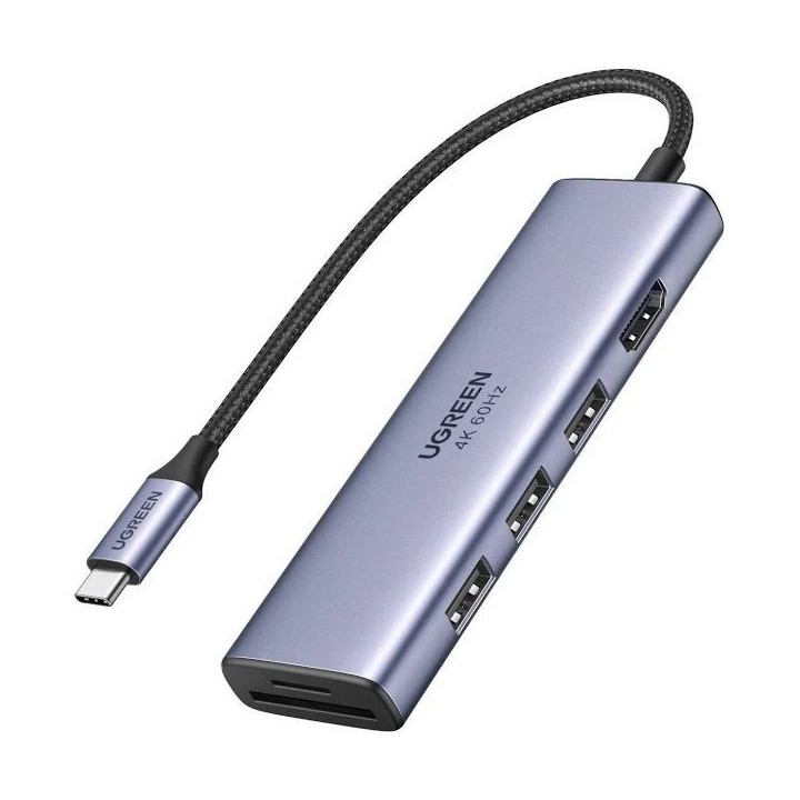 Ugreen Hub USB-C 6 en 1 4K Connectique 20956A