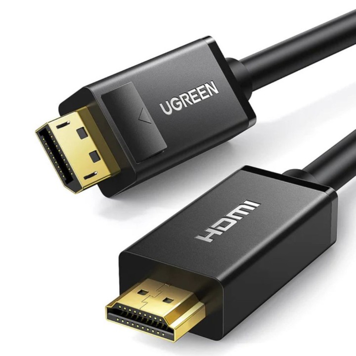 Ugreen Cable DP Male vers HDMI Male 3M (10203) Connectique PC 10203