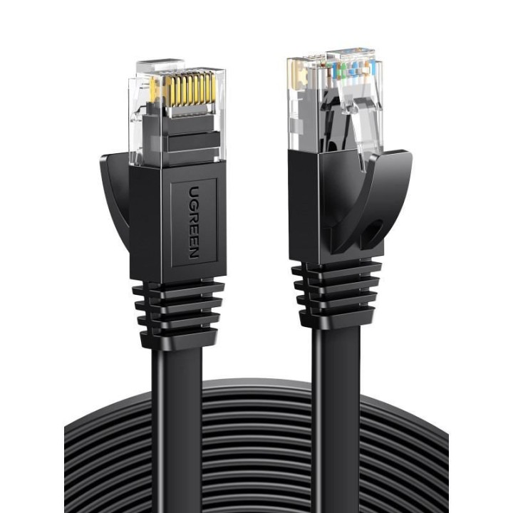 Ugreen Cable Ethernet Flat CAT6 10M Connectique PC 50178