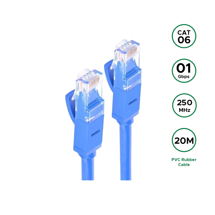 Ugreen Cable Ethernet CAT6 20M Connectique PC 11206