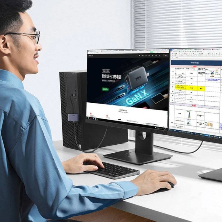 Ugreen Convertisseur USB-A 3.0 Mâle vers HDMI / VGA Connectique PC ...