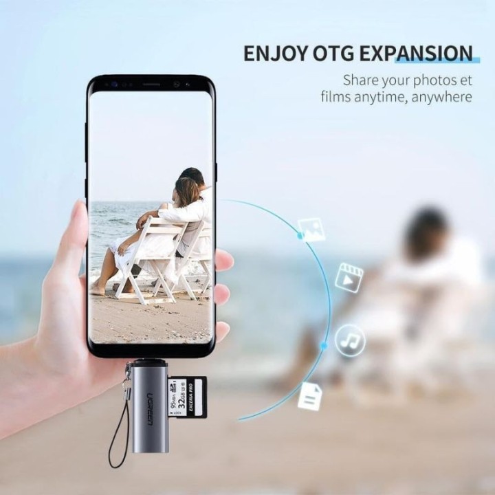 Ugreen Lecteur carte mémoire USB-C 3.1 TF/SD Connectique PC 50704