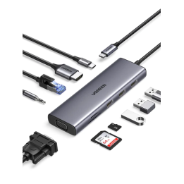 HUB USB-C Ugreen 10 en 1 (15601) Connectique Réseau 15601