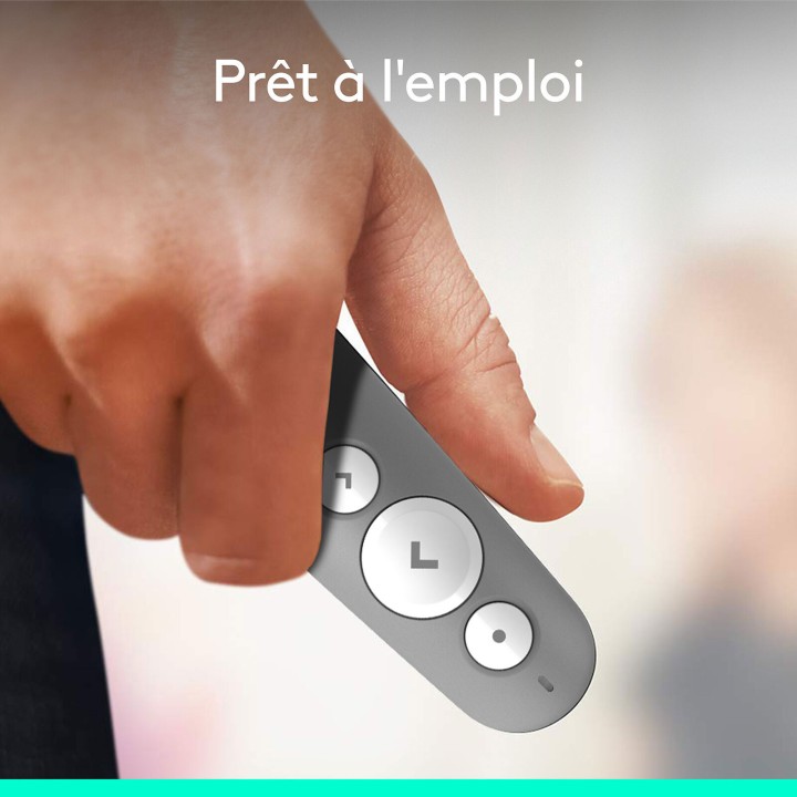 Logitech R500s Laser Presentation Remote Gris Connectique Réseau 50...
