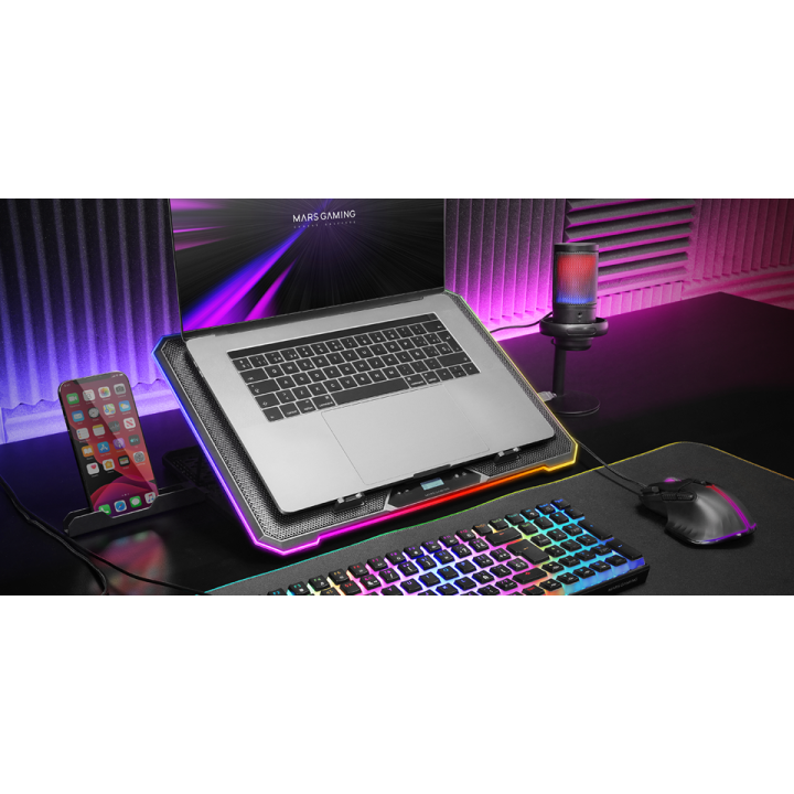 Mars Gaming MNBC13 Noir Ventilateur PC portable Mars Gaming Maroc