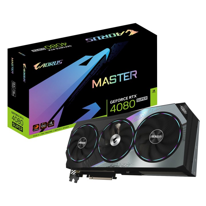 Gigabyte AORUS GeForce RTX 4080 SUPER MASTER 16G Cartes graphiques ...