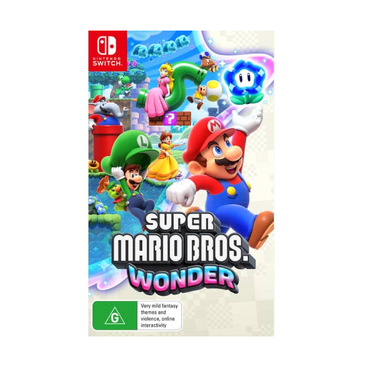 Nintendo Switch OLED Model Super Mario Bros Wonder White Console Bu...