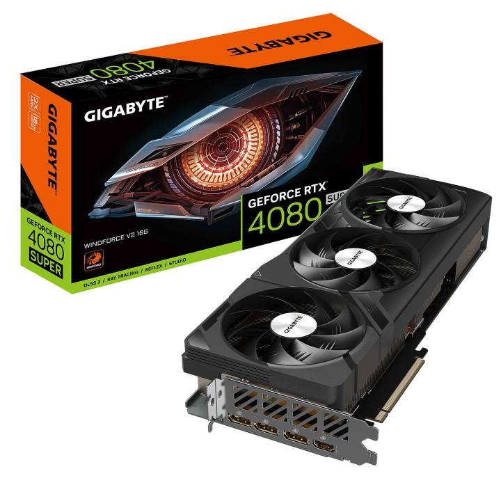 Gigabyte GeForce RTX 4080 SUPER WINDFORCE OC 16GB GDDR6X Cartes gra...