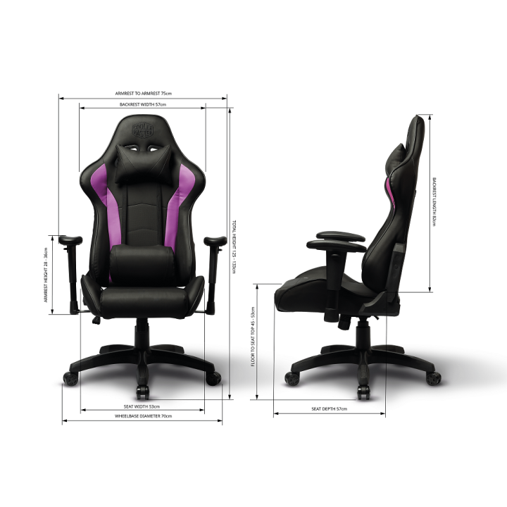 Cooler Master Caliber R1 Purple Chaise gamer Cooler Master Maroc