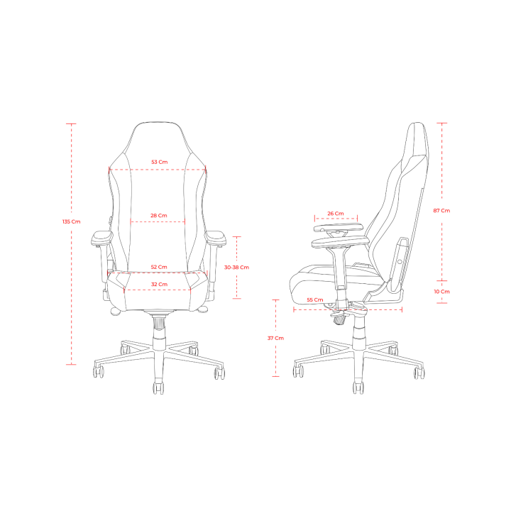 SKILLCHAIRS SC12 ETERNITY Chaise gamer SKILLCHAIRS Maroc
