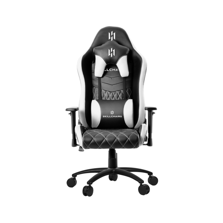 SKILLCHAIRS Flame Series Black/White Chaise gamer SKILLCHAIRS Maroc