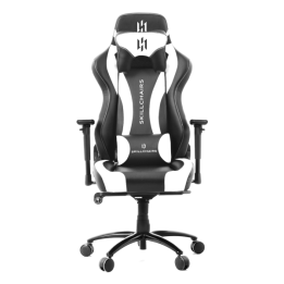 SKILLCHAIRS King Series Black/White Chaise gamer SKILLCHAIRS Maroc