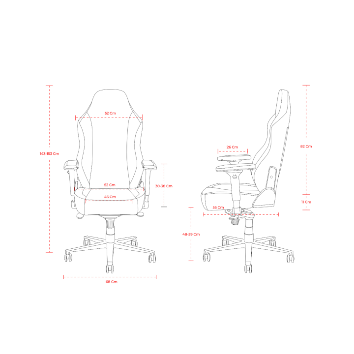 SKILLCHAIRS SCV2 ECLIPSE Chaise gamer SKILLCHAIRS Maroc