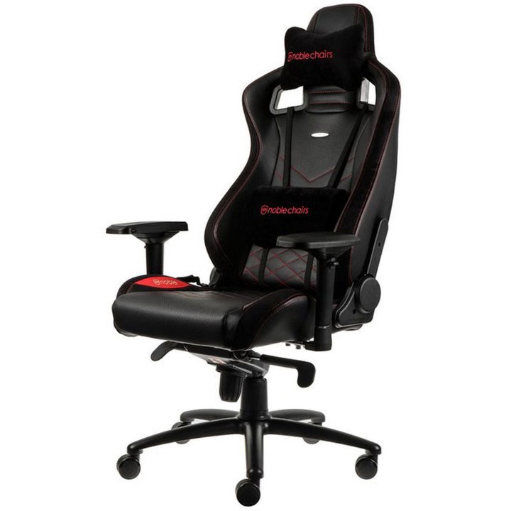 Noblechairs EPIC Black/Red Chaise gamer Noblechairs Maroc
