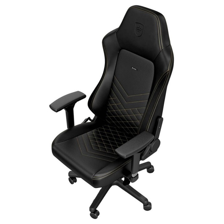 Noblechairs HERO Black/Gold Chaise gamer Noblechairs Maroc