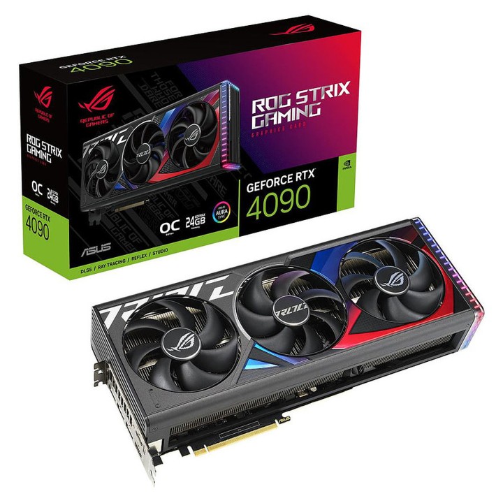 ASUS ROG Strix GeForce RTX 4090 OC Edition 24GB Cartes graphiques A...