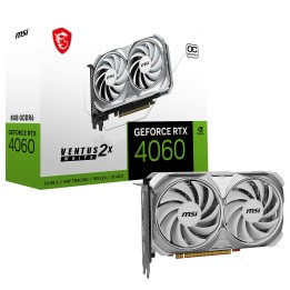 MSI GeForce RTX 4060 VENTUS 2X WHITE OC 8GB GDDR6 Cartes graphiques...