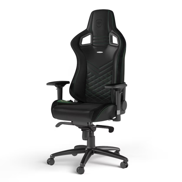 Noblechairs EPIC Black/Green Chaise gamer Noblechairs Maroc