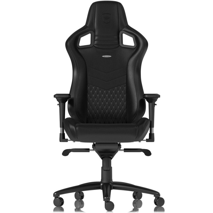 Noblechairs EPIC Real Leather Black Chaise gamer Noblechairs Maroc