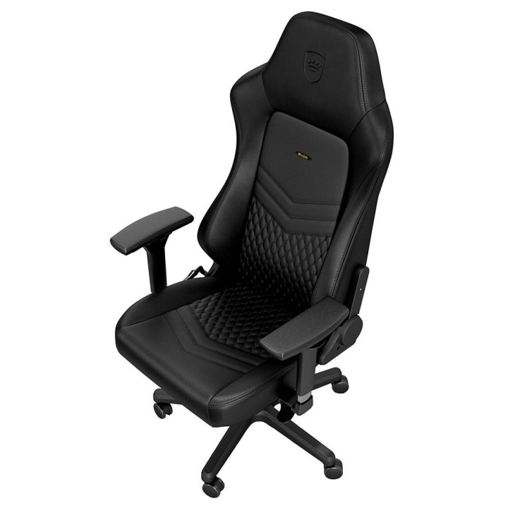 Noblechairs HERO Real Leather Black Chaise gamer Noblechairs Maroc