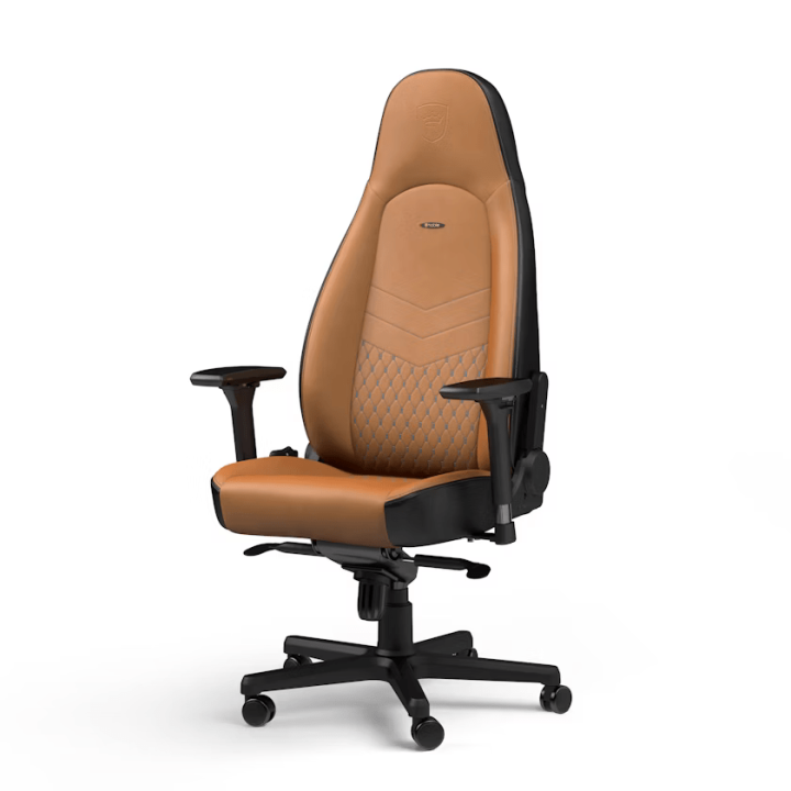 Noblechairs ICON Real Leather Cognac/Black Chaise gamer Noblechairs...