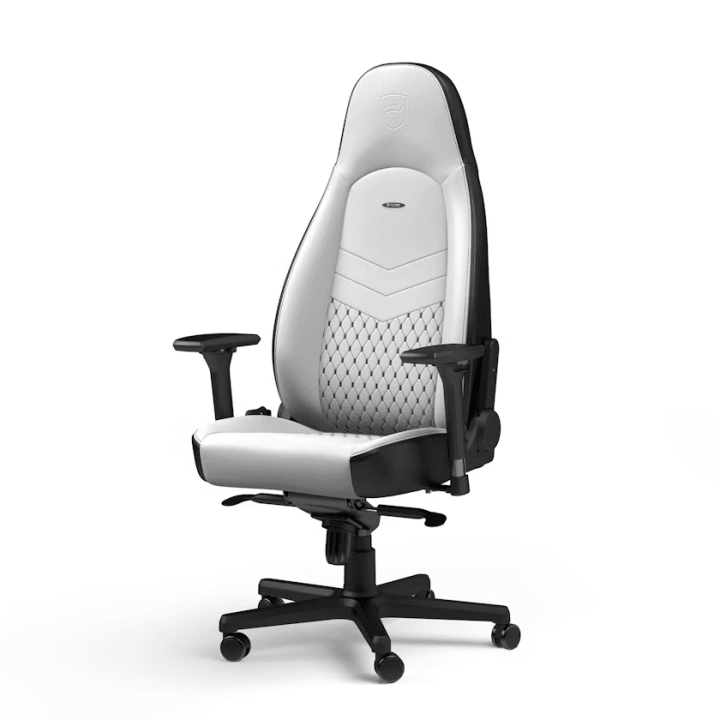 Noblechairs ICON White/Black Chaise gamer Noblechairs Maroc