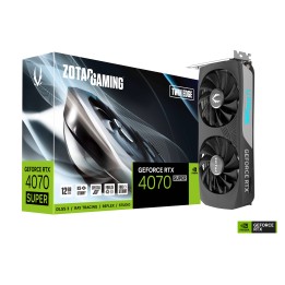 Zotac Gaming GeForce RTX 4070 SUPER Twin Edge 12GB GDDR6X Cartes gr...
