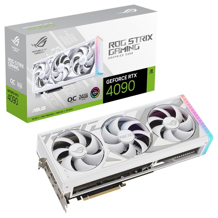 ASUS ROG Strix GeForce RTX 4090 White OC Edition 24GB Cartes graphi...