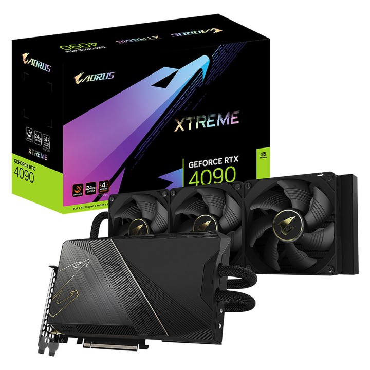 Gigabyte GeForce RTX 4090 XTREME WATERFORCE 24G Cartes graphiques G...
